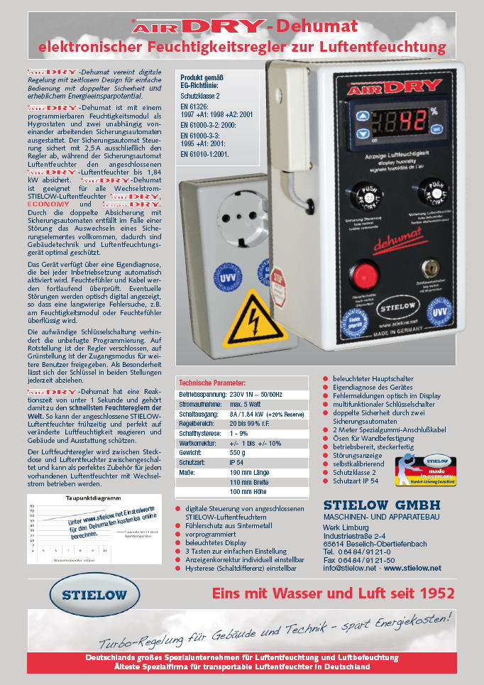 AIRDRY<sup>&copy;</sup> DEHUMAT